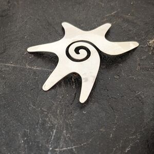 Vintage brooch, 925 tr89 Mexican silver